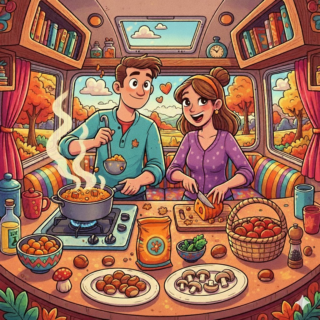 <p>Cucina in camper d’autunno: ricette facili con prodotti stagionali… a portata di strada</p>
